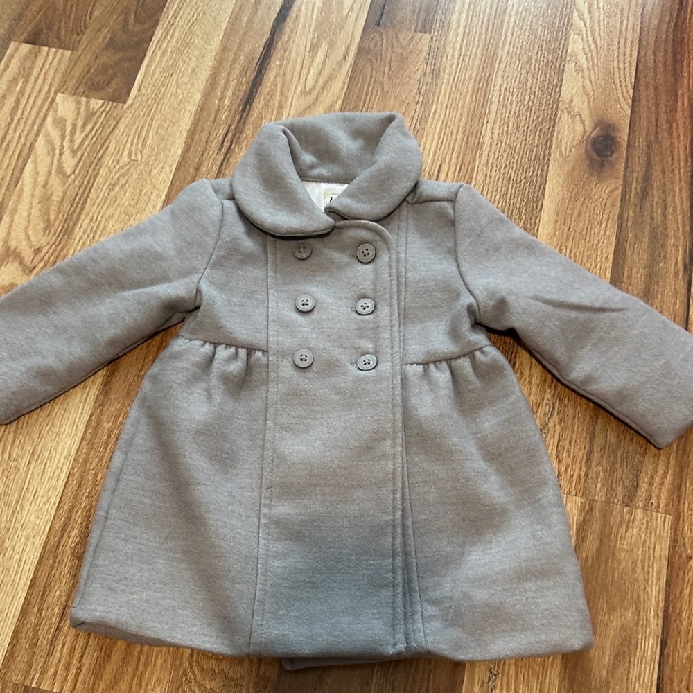 Baby B’gosh Classic Gray Kids Coat size 6/9 M